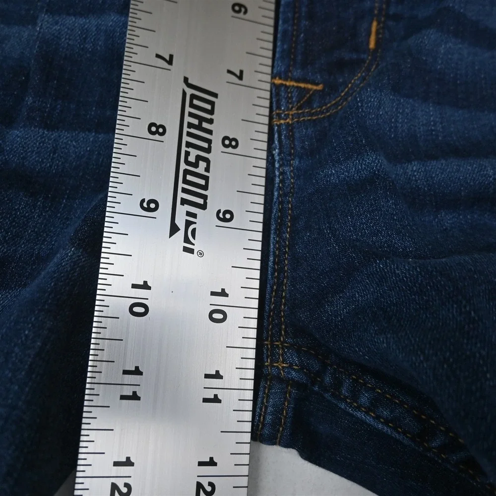 Hudson 38x34 Dark Stretch Denim Blake Slim Straight Mens Jeans